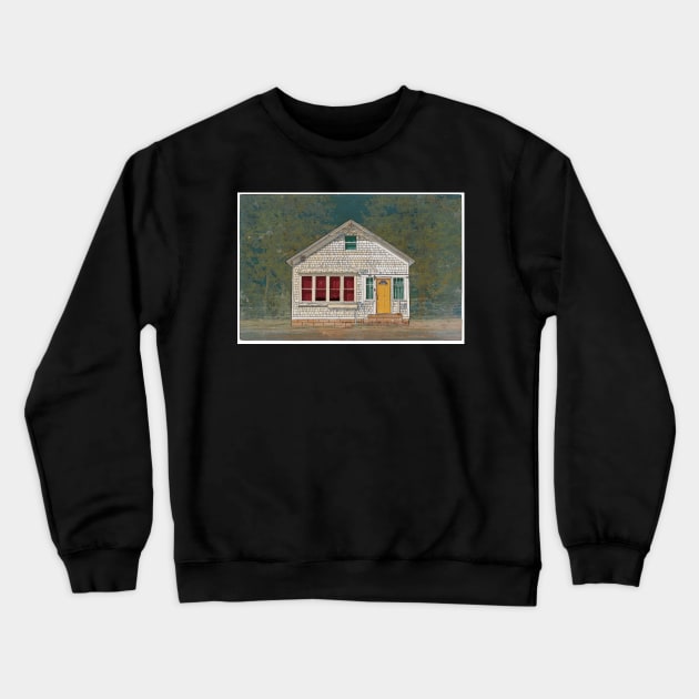 Crivitz Building Illustration Crewneck Sweatshirt by tcounihan